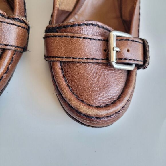 Chloe Brown Leather Y2K Heels - Picture 7 of 7